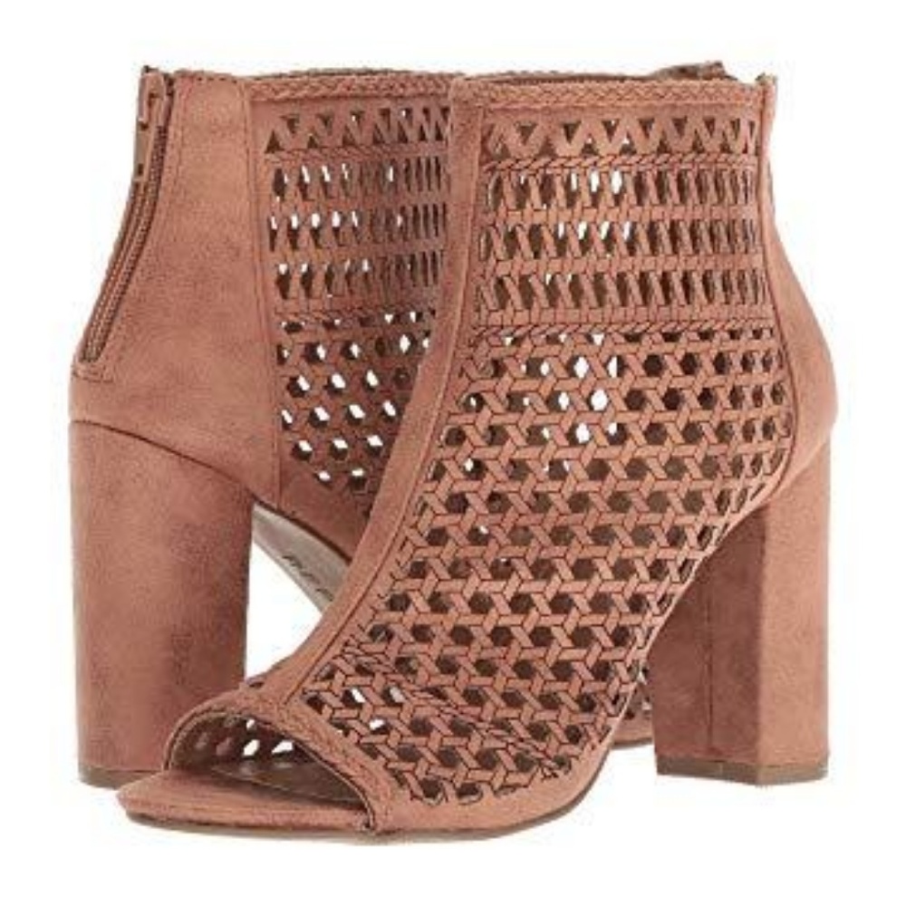 Report Wiola Peep Toe Bootie, Color: Tan